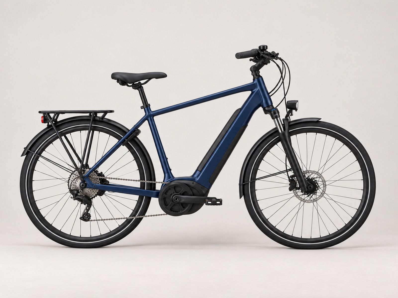 Kalkhoff Endeavour 3 Excite in Blauw, zijkant