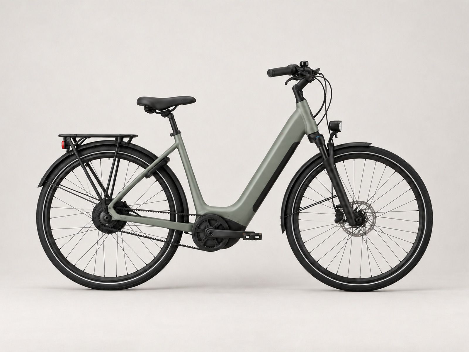 Gazelle Ultimate C380 in Dew green mat, zijkant
