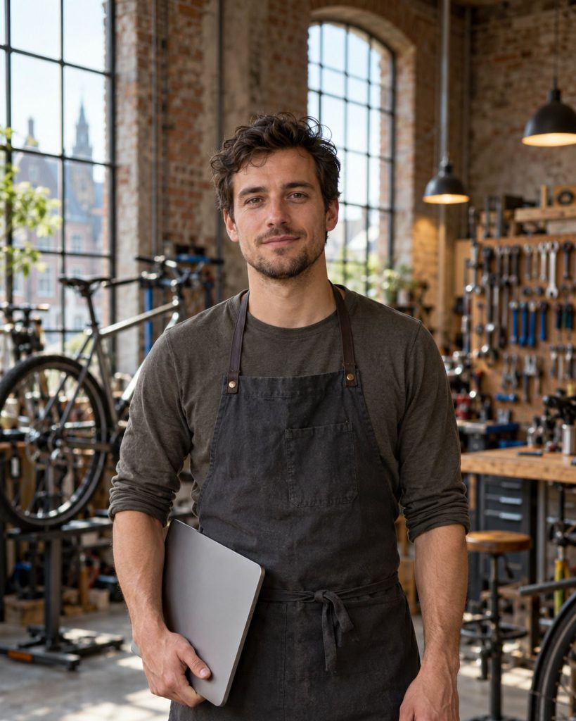 Daan, monteur, e-bikes